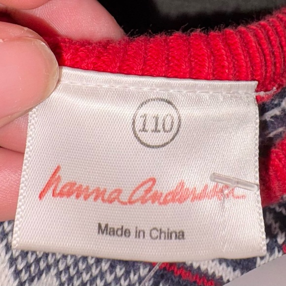 Hanna Andersson Knit Dress – Size 110, Excellent Condition - Picture 3 of 4